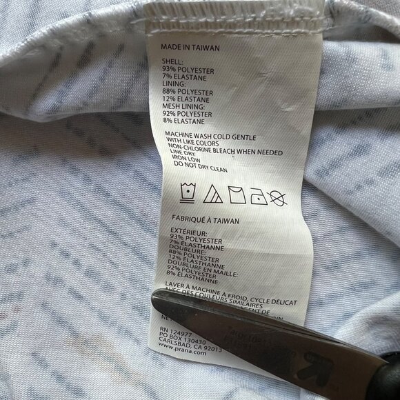 Prana Size M Skypath Sleeveless Shelf Bra Open Back Active Athleisure Sun Dress - Picture 13 of 16